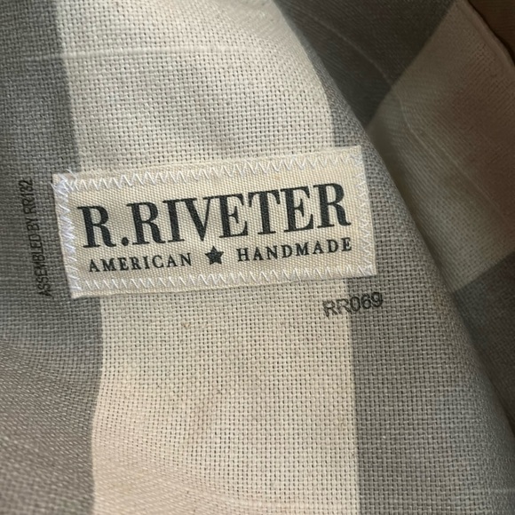 R.RIVETER Crossbody Bag Leather Strap & Bottom Military Handcrafted - Picture 12 of 14